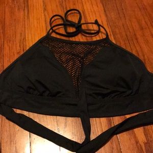 Black swim top